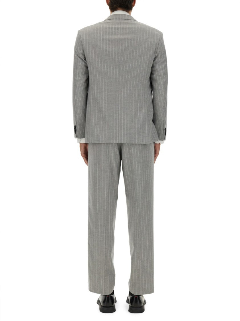 Hugo Slim Fit Suit With Striped Pattern