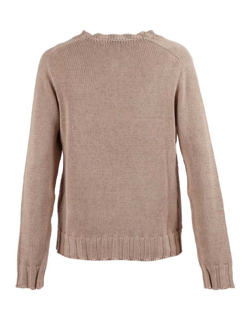 Ballantyne Diamond Pattern Textured Sweater
