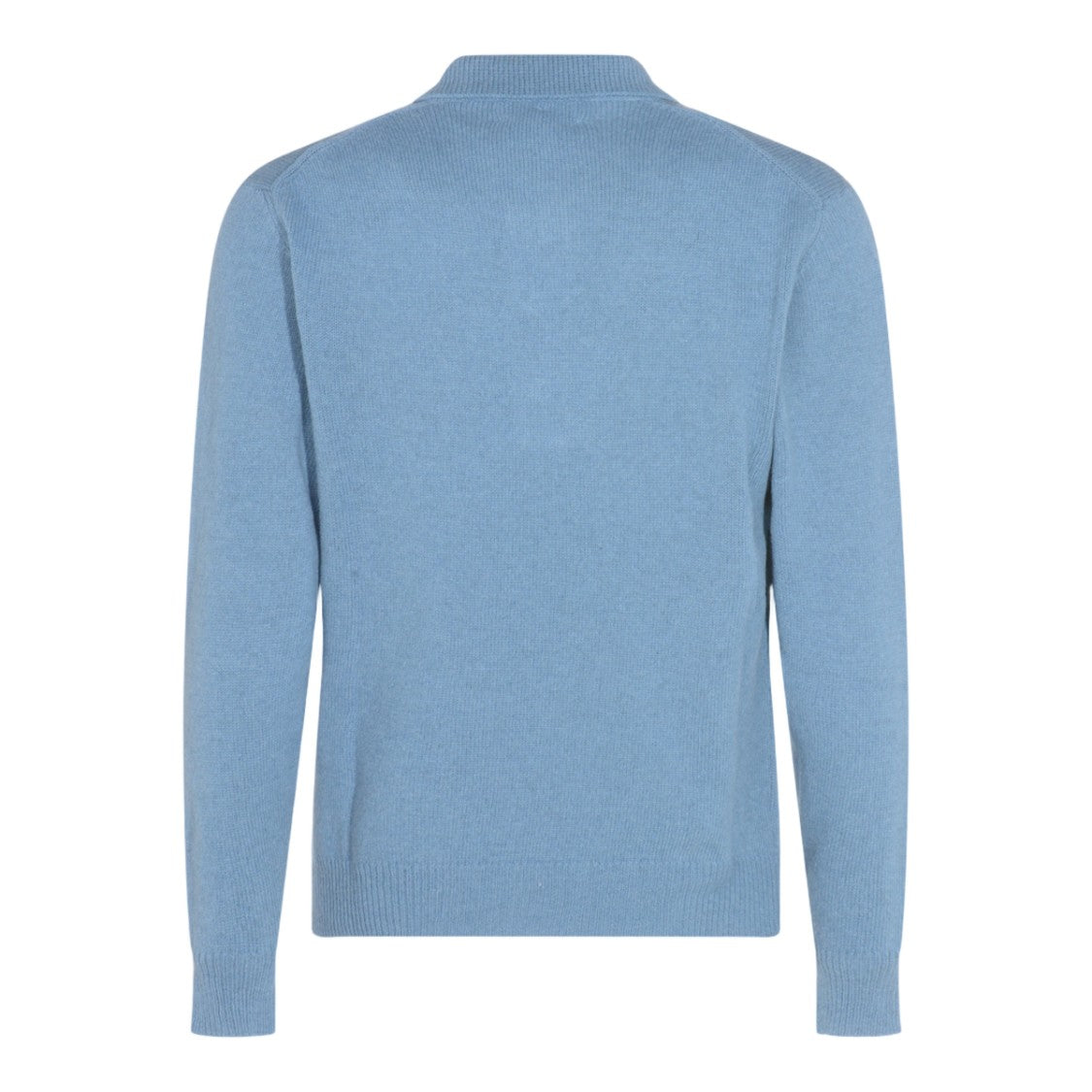 Lardini Long-Sleeve Knit Sweater With Classic Polo Collar