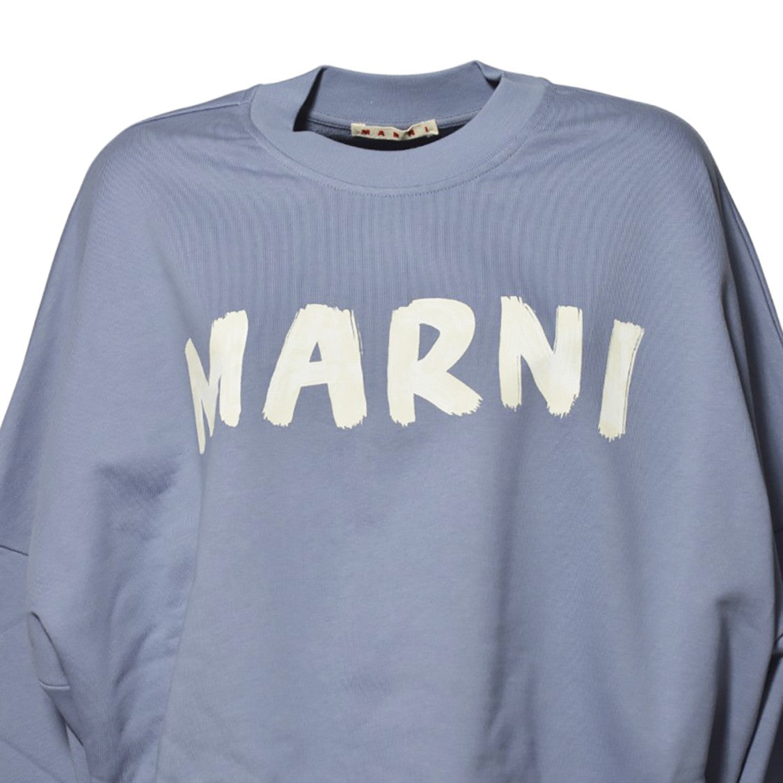 Marni Avio Organic Cotton Crewneck Sweatshirt With Print
