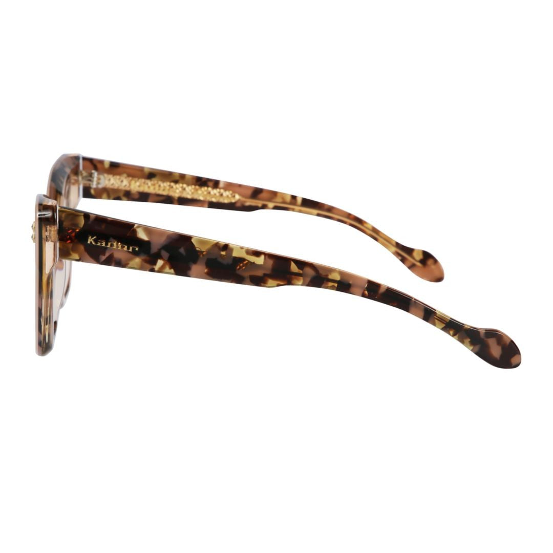 Kador Gold Vanessa Glamour Oversized Geometric Sunglasses
