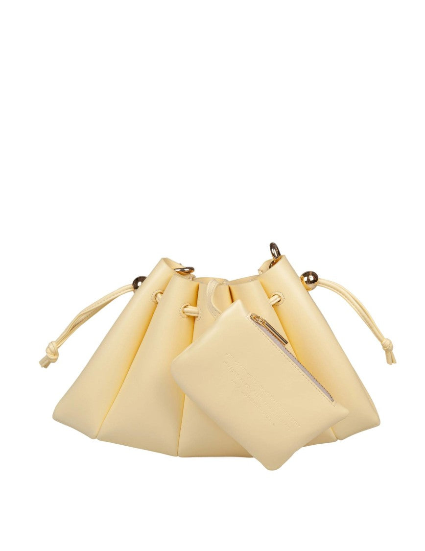 Themoirè Calipso Vegan Leather Bag, Yellow
