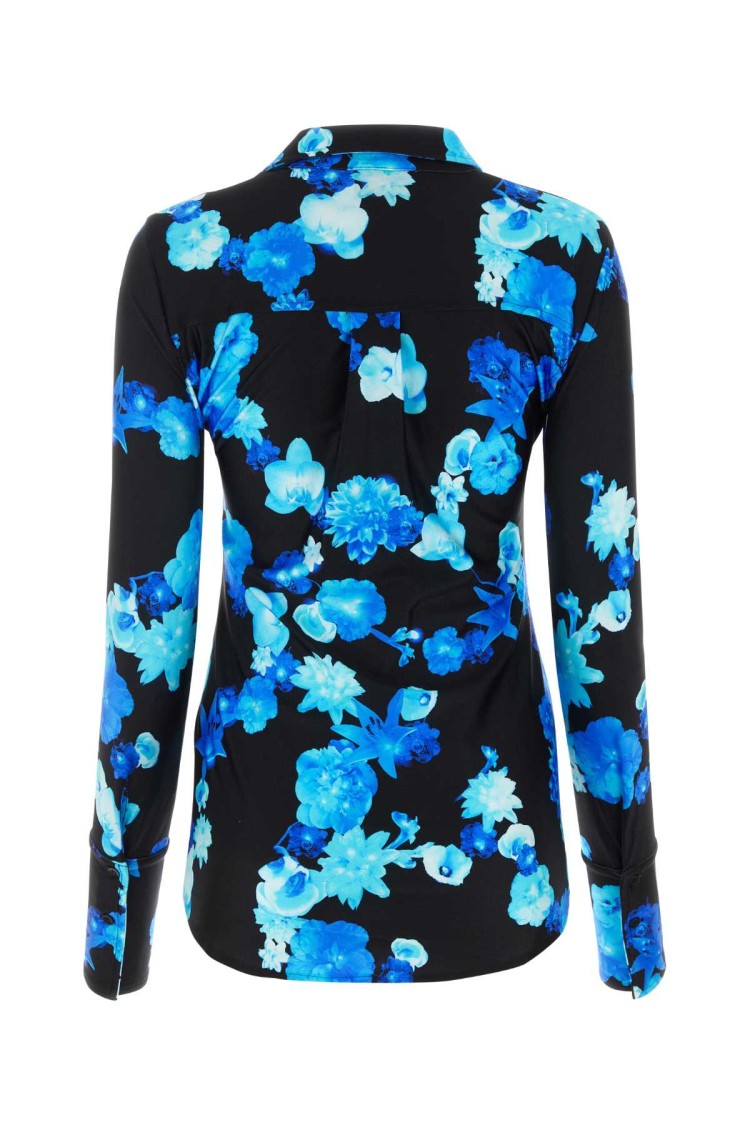 Coperni Printed Stretch Nylon Top