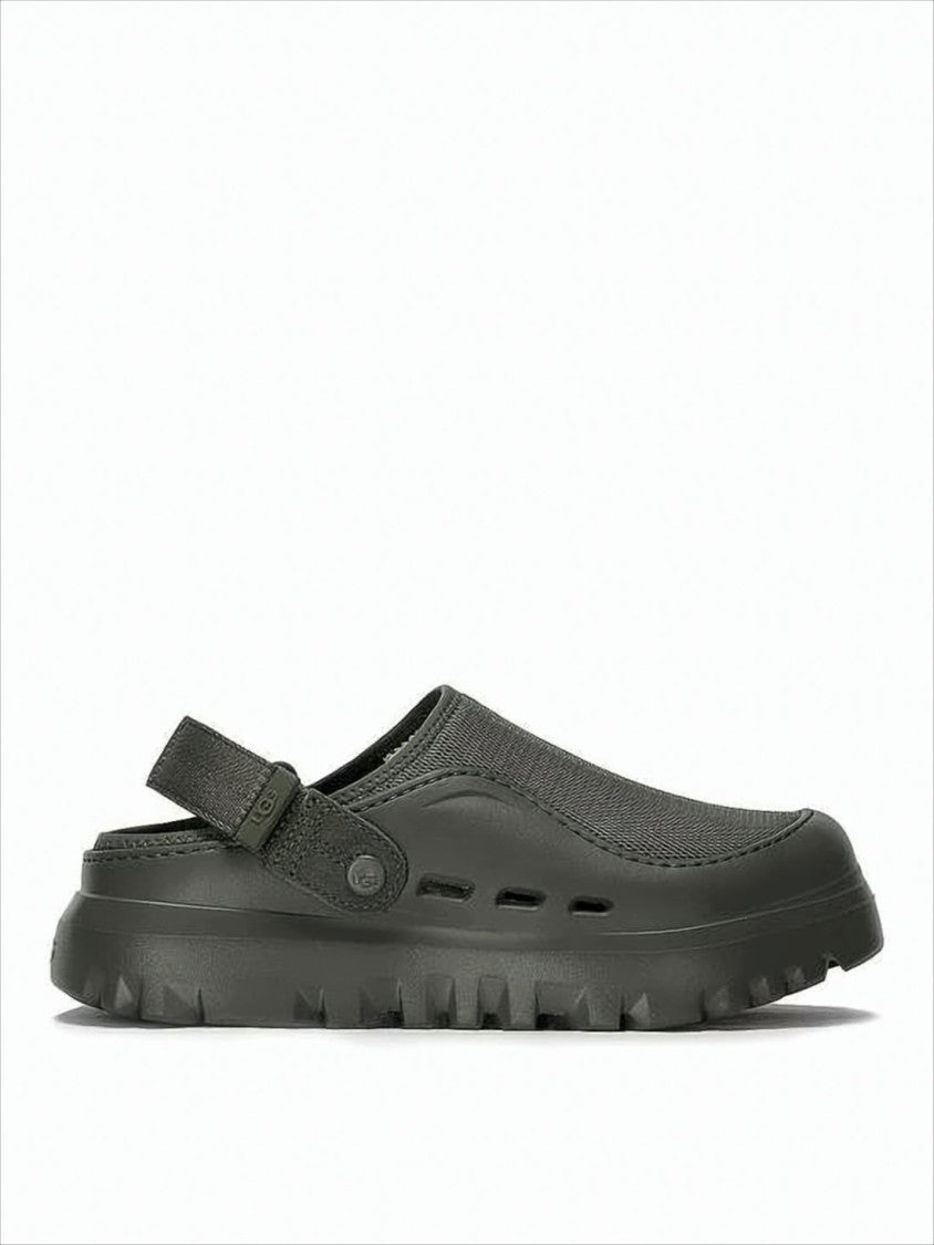 Ugg Slip-On Mule With Rugged Sole