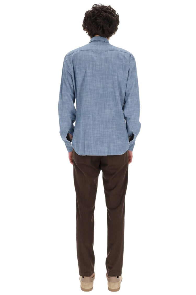 Barba Dandylife Texas Lightweight Denim Shirt