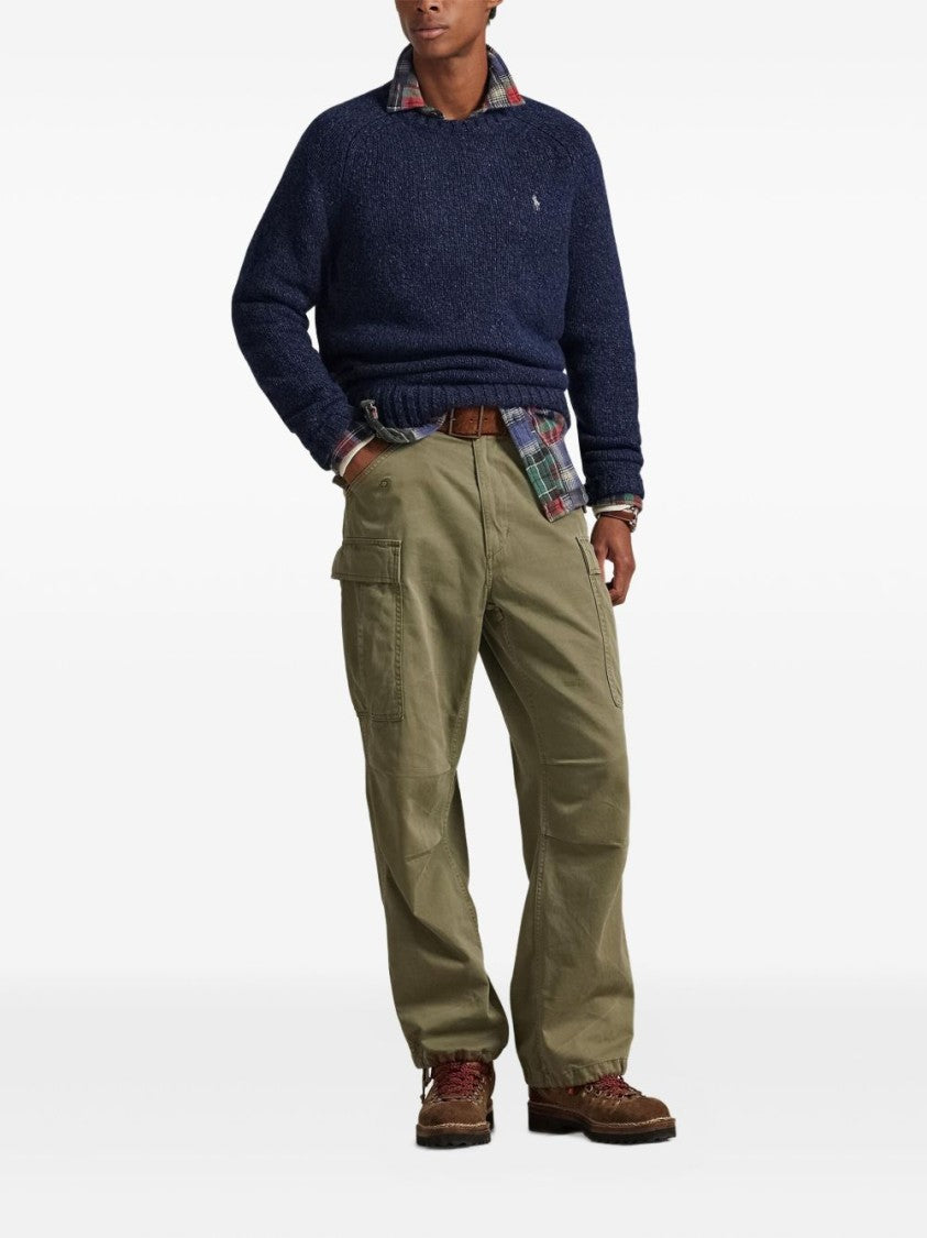 Polo Ralph Lauren Textured Navy Knitted Sweater