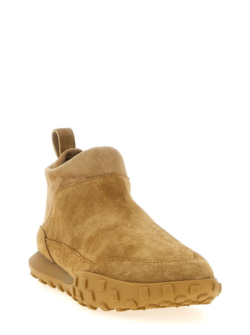 Jil Sander Suede Lace-Up Sneakers