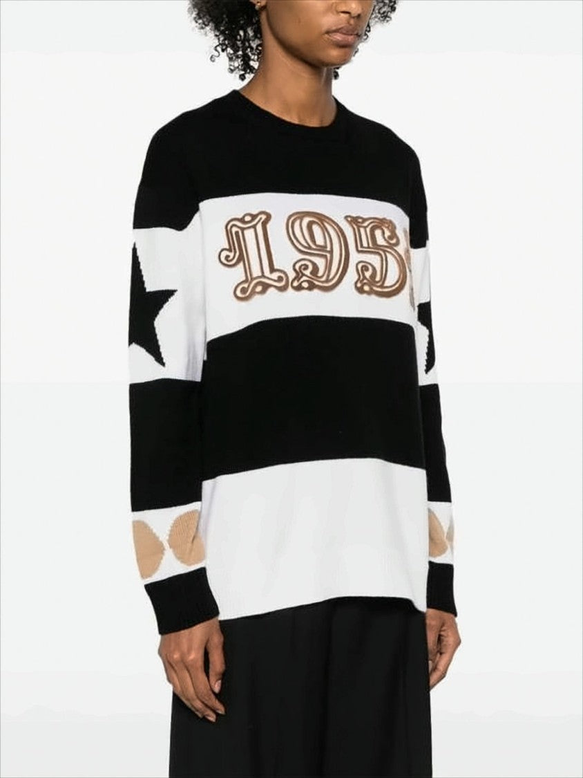 Max Mara Bold Striped Knitted Sweater