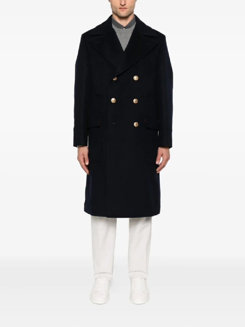 Brunello Cucinelli Crew Neck Grey Knit Sweater