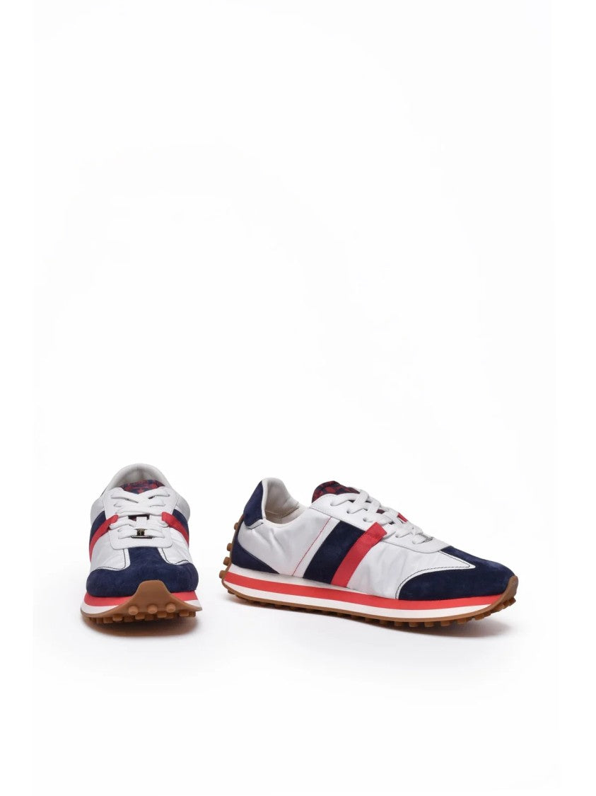 Salvatore Ferragamo Iulio Sneakers - White/Blue