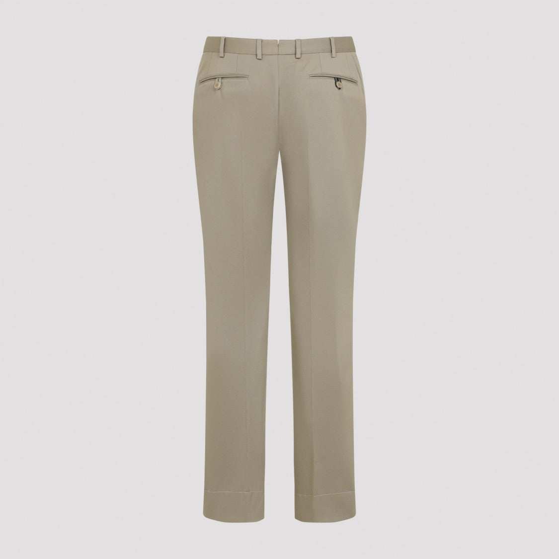 Brioni Tailored Fit Casual Trousers In Soft Cotton Blend
