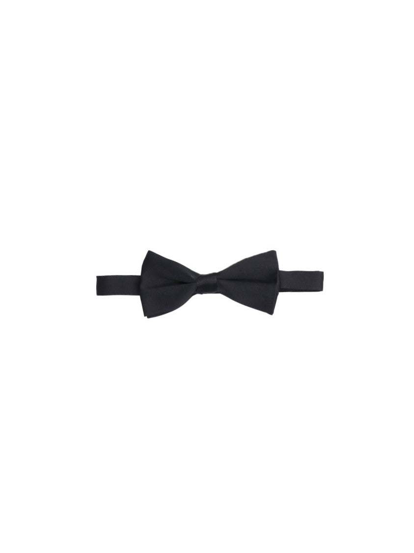 Valentino Garavani Black Silk Adjustable Bow Tie