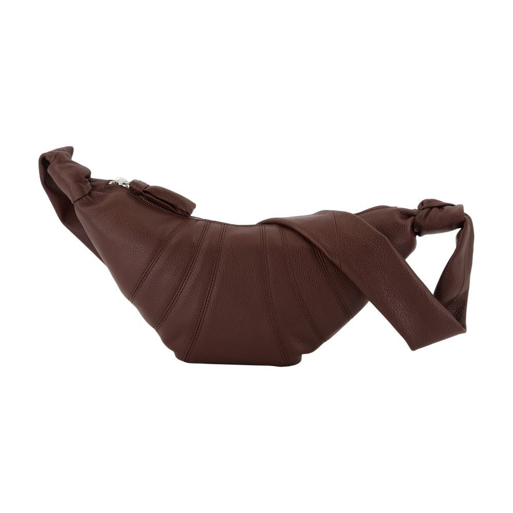 Lemaire Small Croissant Crossbody - Leather - Brown