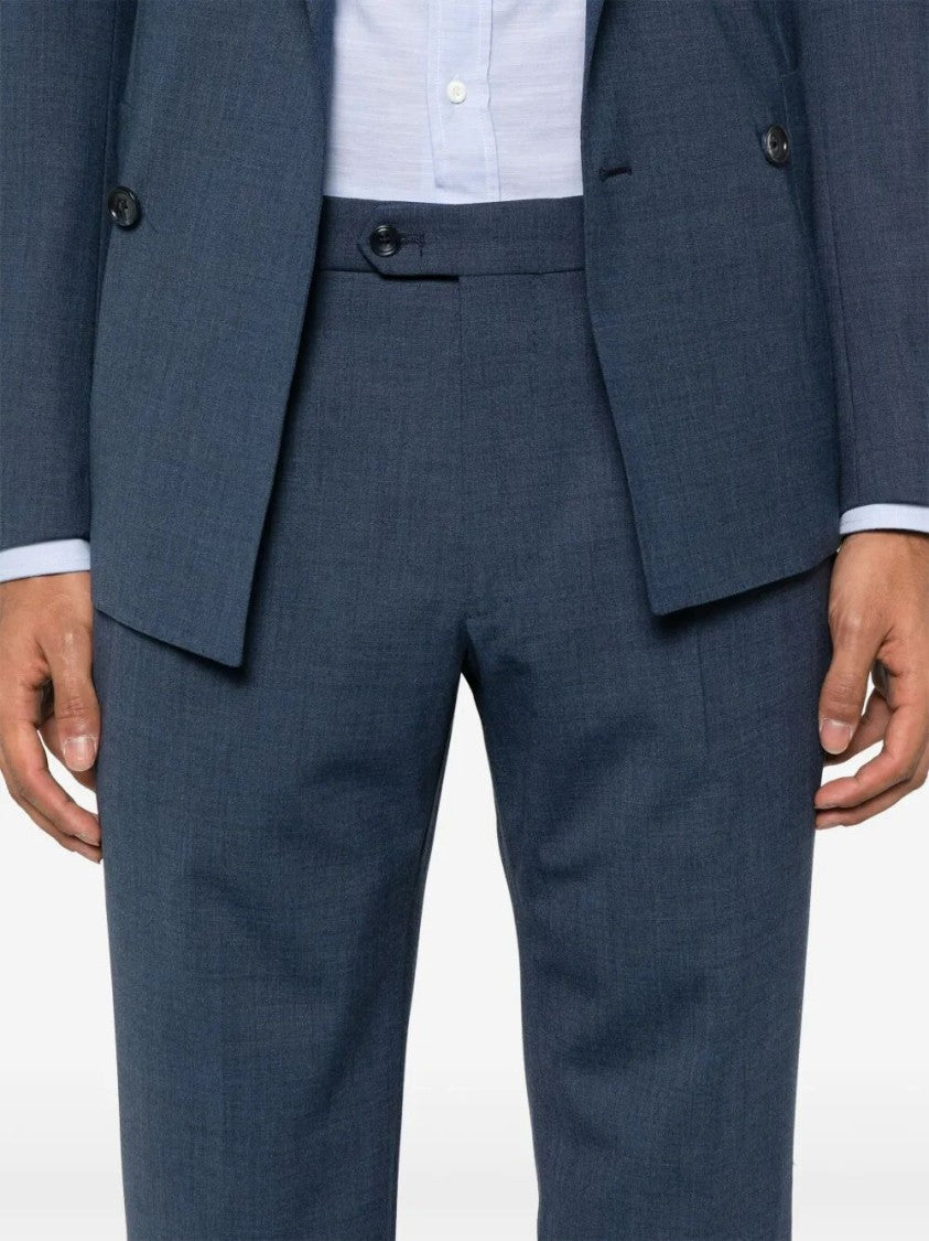 Tagliatore Double-Breasted Tailored Suit In Wool Blend