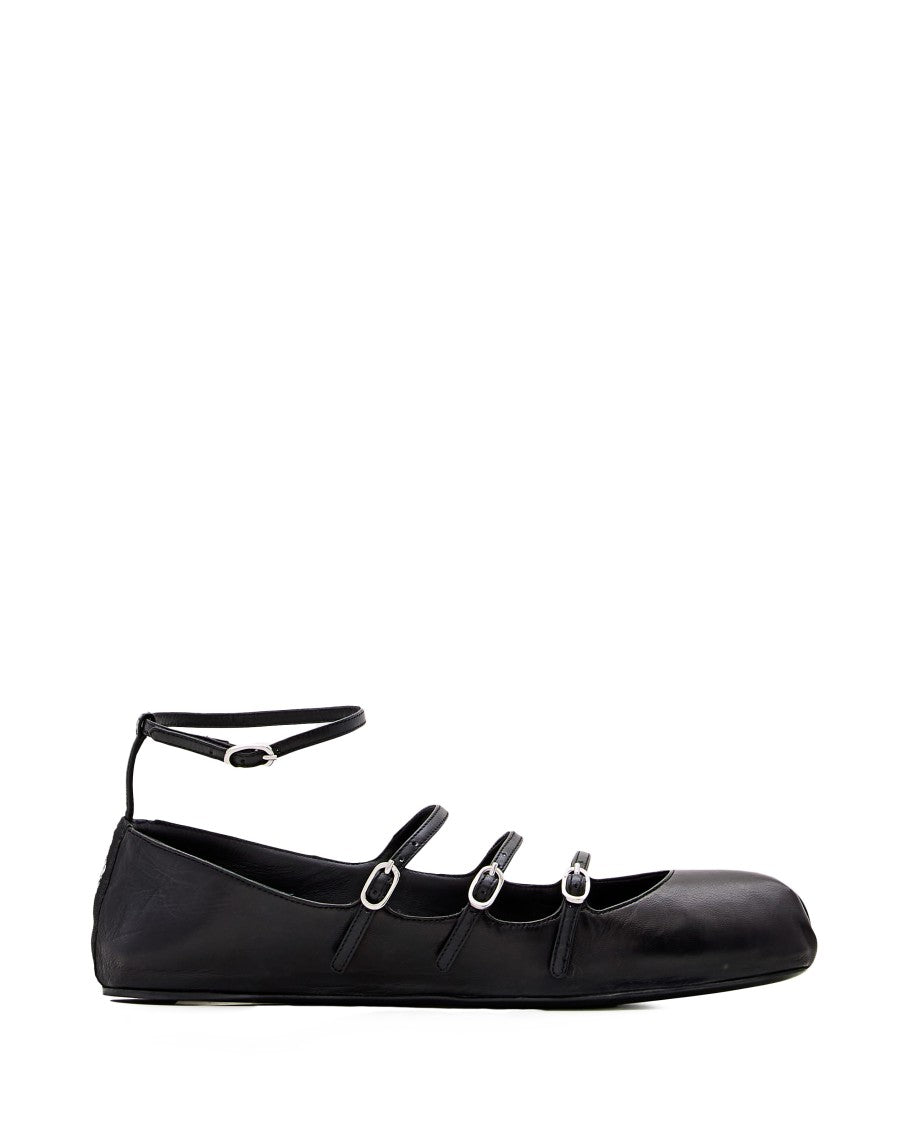 Alexander Mcqueen Leather Ballerina Flat