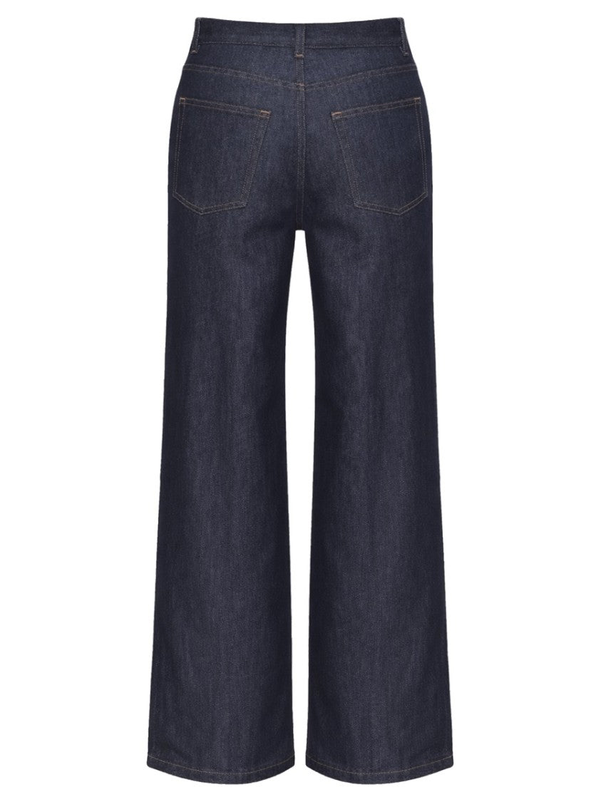 A.P.C. Dark Indigo Clyde Loose Fit Jeans