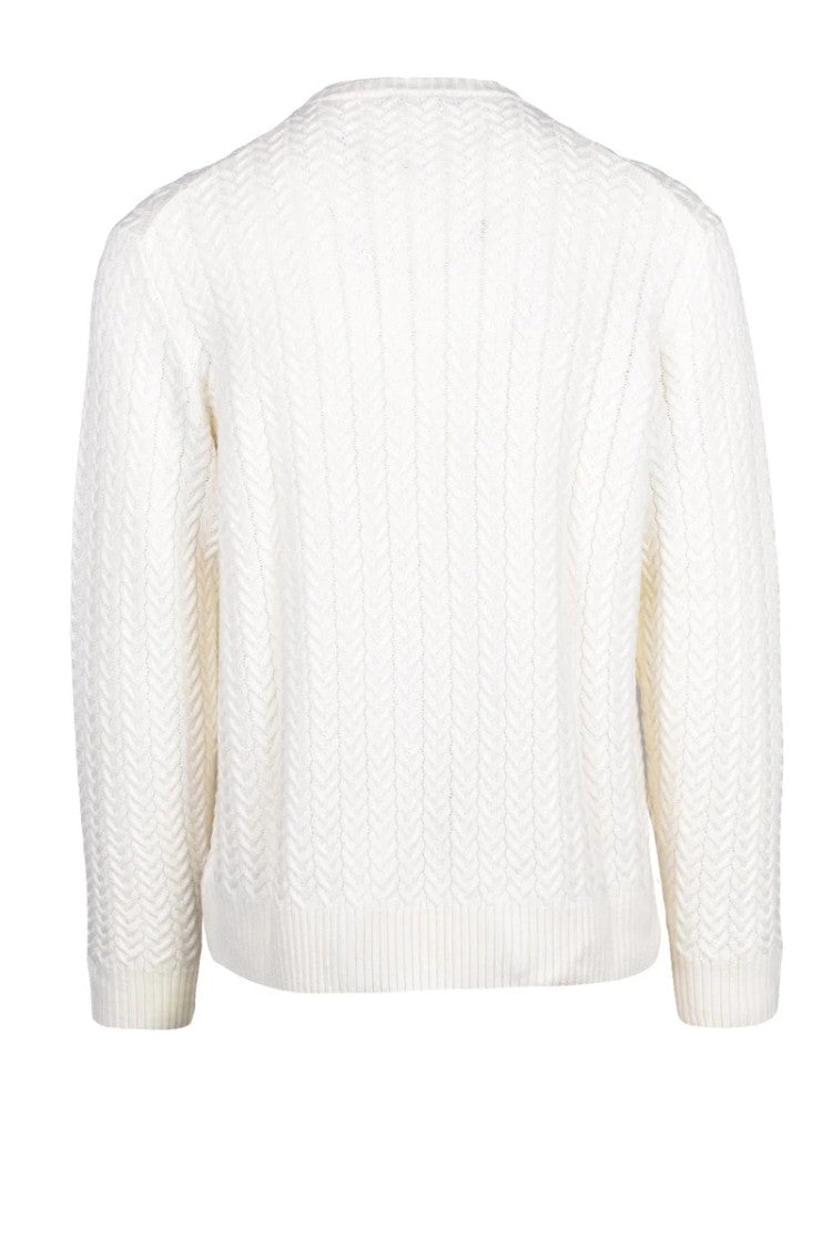 Zanone Crewneck Sweater - White
