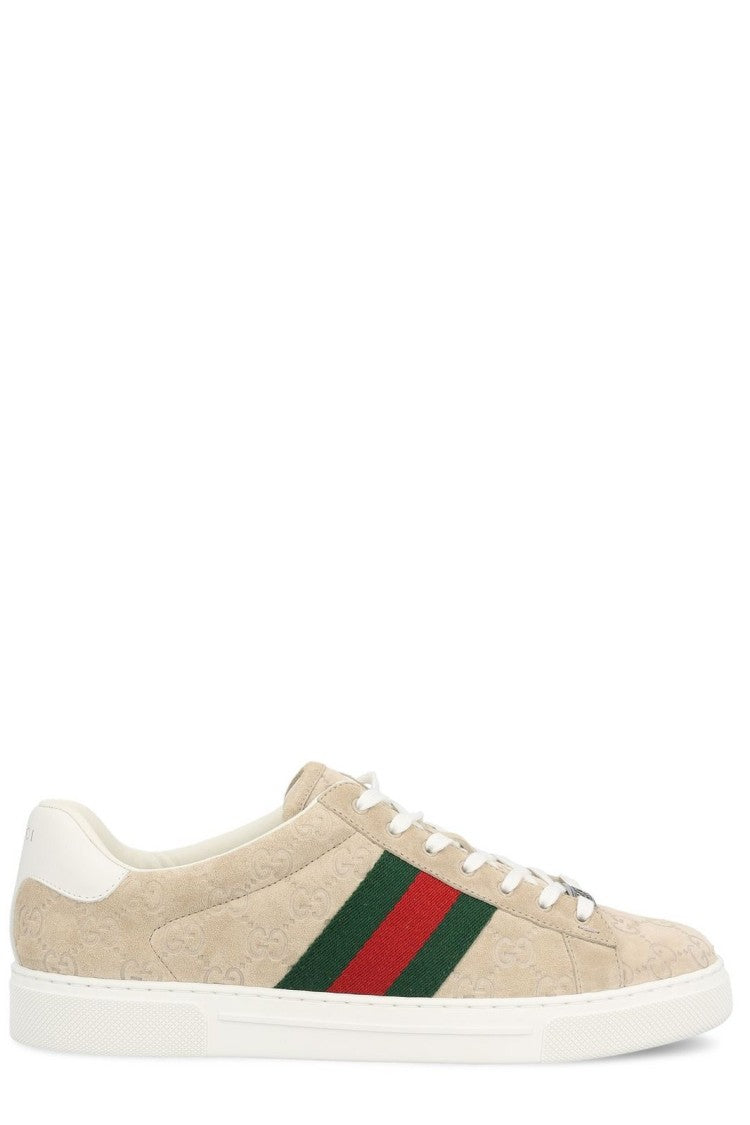 Gucci Gucci Ace Sneaker With Web Detail