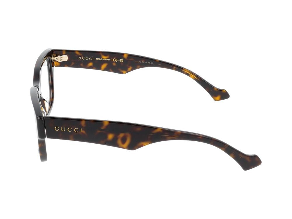 Gucci Eyeglasses Gg1428o 002 Havana Havana Transparent 52/16/145