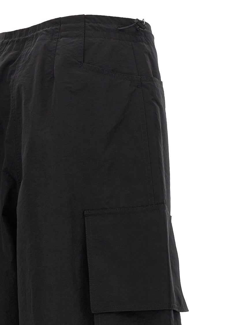 Palm Angels Wide-Leg Nylon Parachute Pants With Adjustable Cuffs