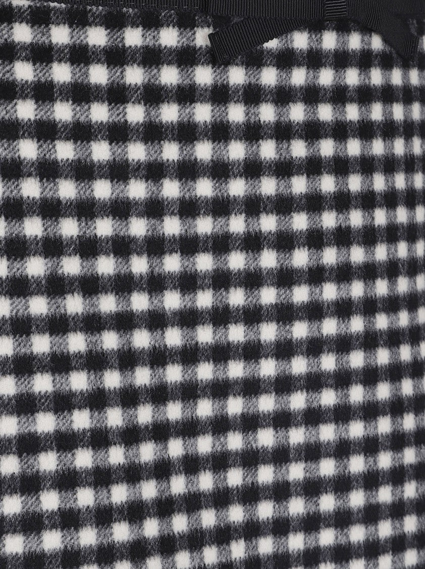 Valentino Garavani Micro Gingham Mini Skirt