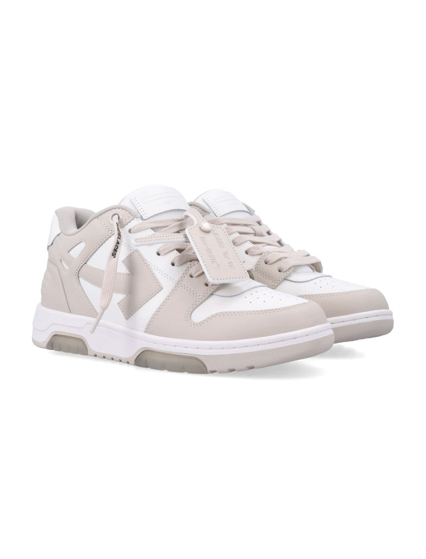 Off-White Perforated Out Of Office Low-Top Sneakers