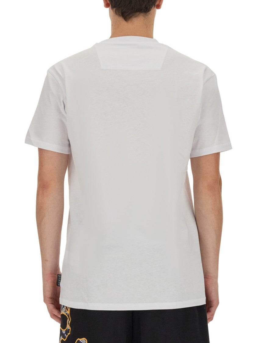 Philipp Plein White T-Shirt With Skull