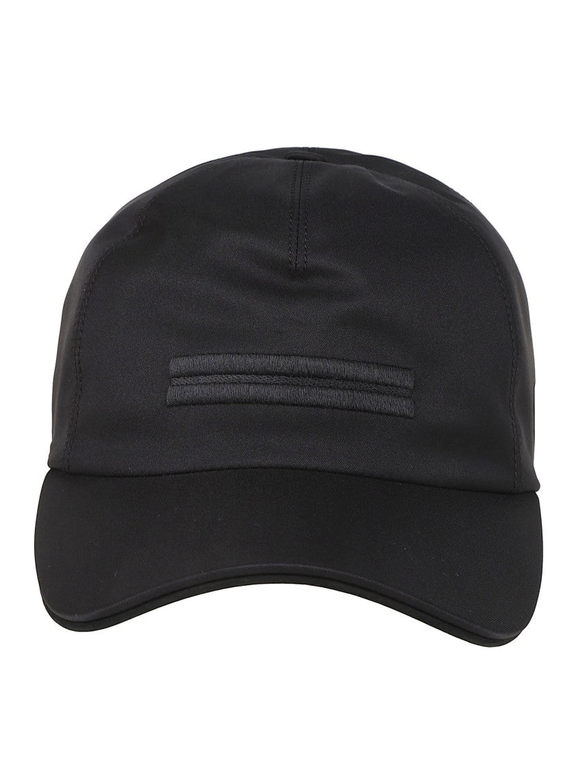 Zegna Motorin Lined Minimalist Black Polyester Hat
