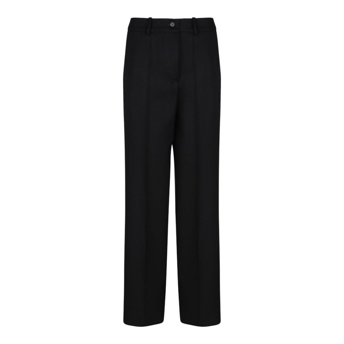 P.A.R.O.S.H. Tailored Straight-Leg Trousers With Mid-Rise Waist