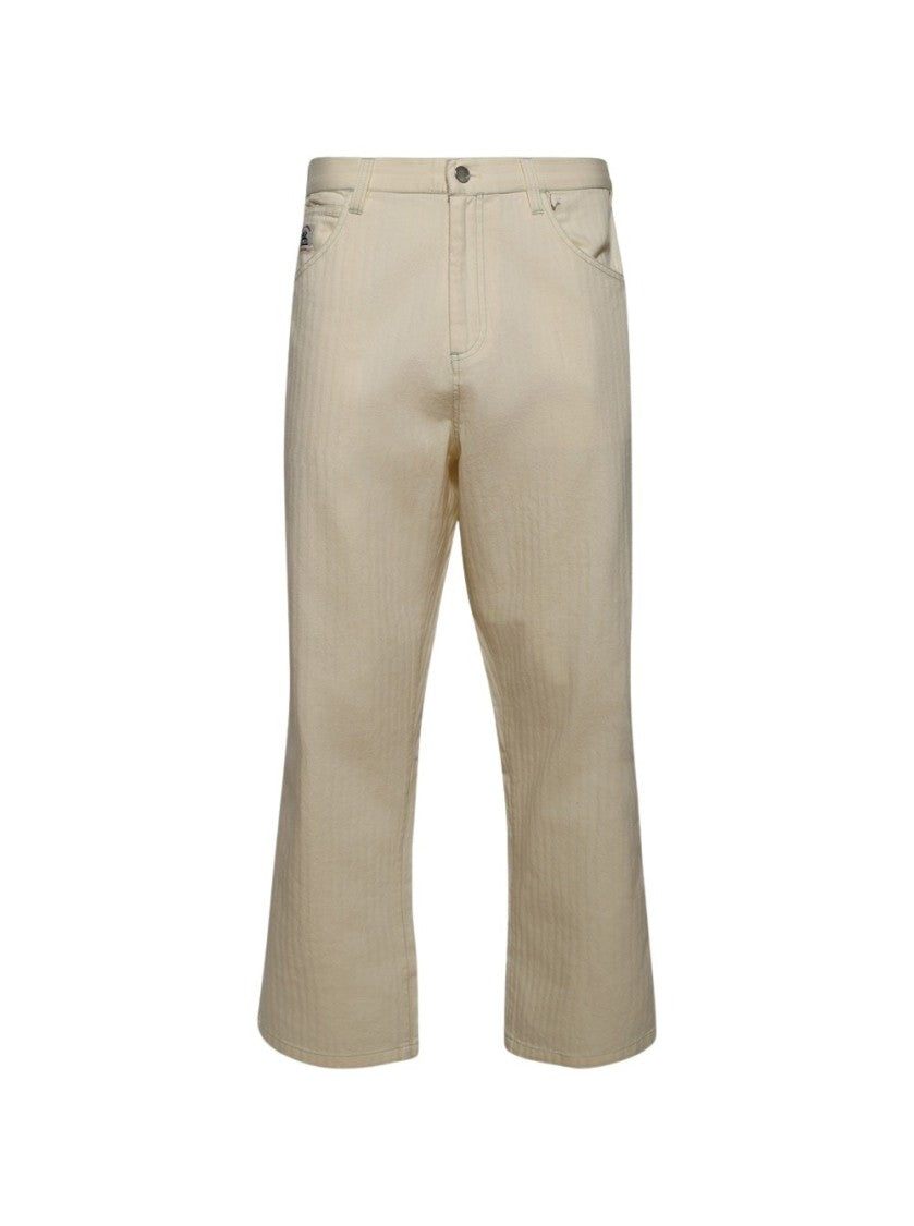 Bode Greenskeeper Knolly Brook Trousers Ivory