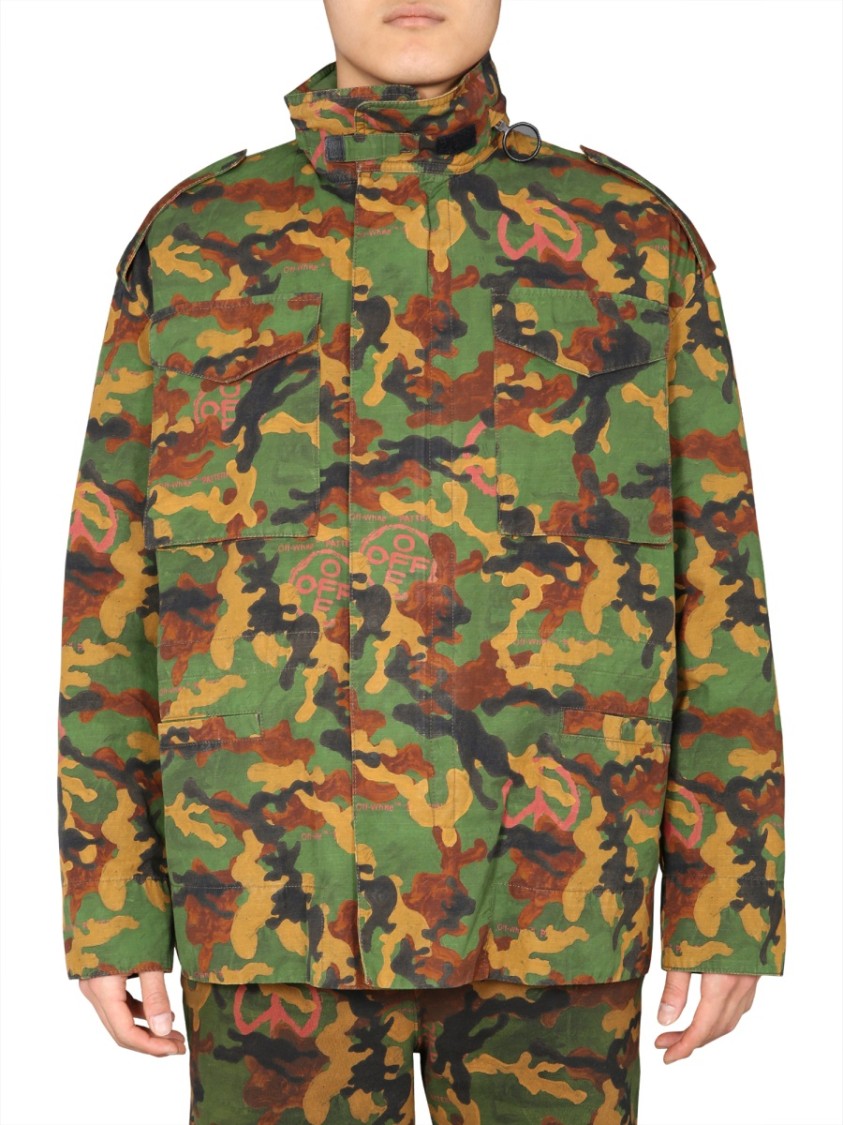 Off-White Bold Camouflage Padded Jacket