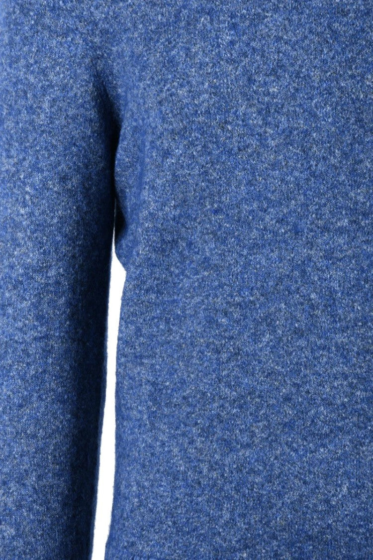Manipur Blue Crewneck Cotton Sweater