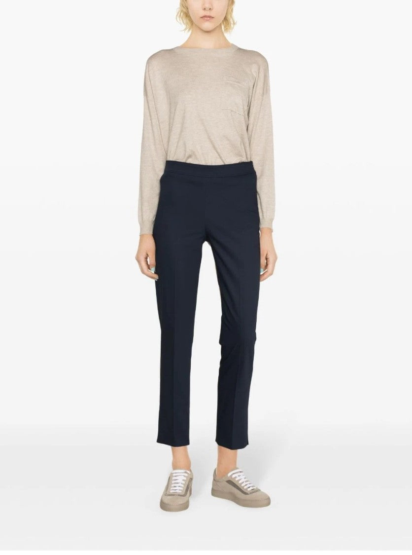 Brunello Cucinelli Tailored Women's Trousers With Clean Finish