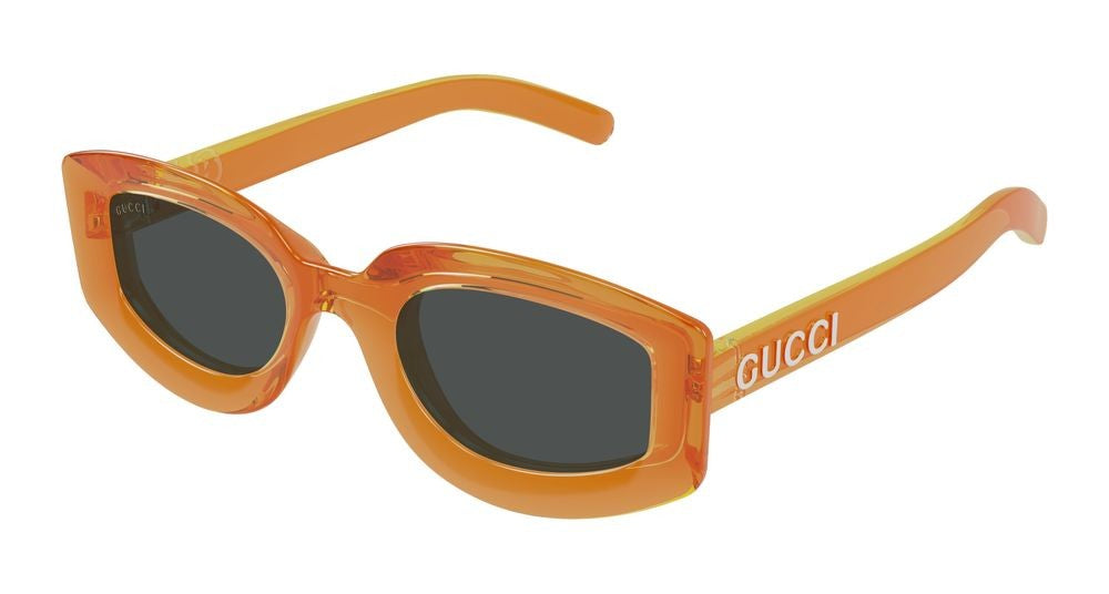 Gucci Orange Gg1719s Bold Oversized Square Sunglasses