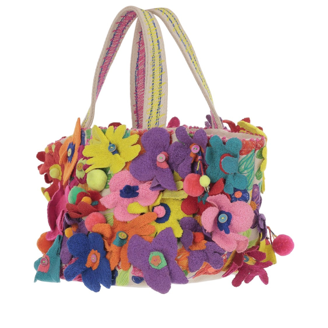 Pero Cotton Bag With Embroidered Inserts