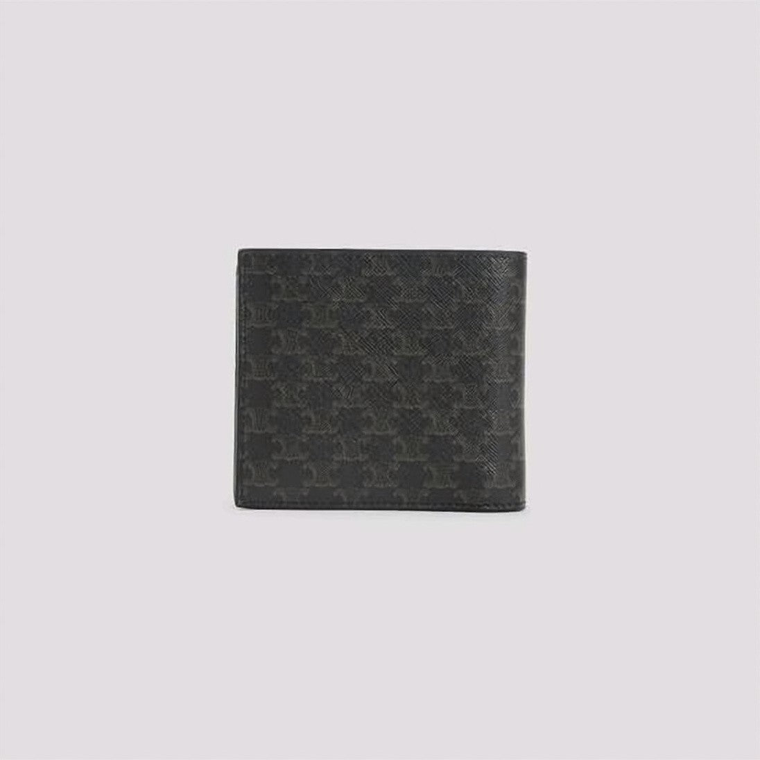 Celine Celine Triomphe Canvas Bifold Wallet With Coin Compartment