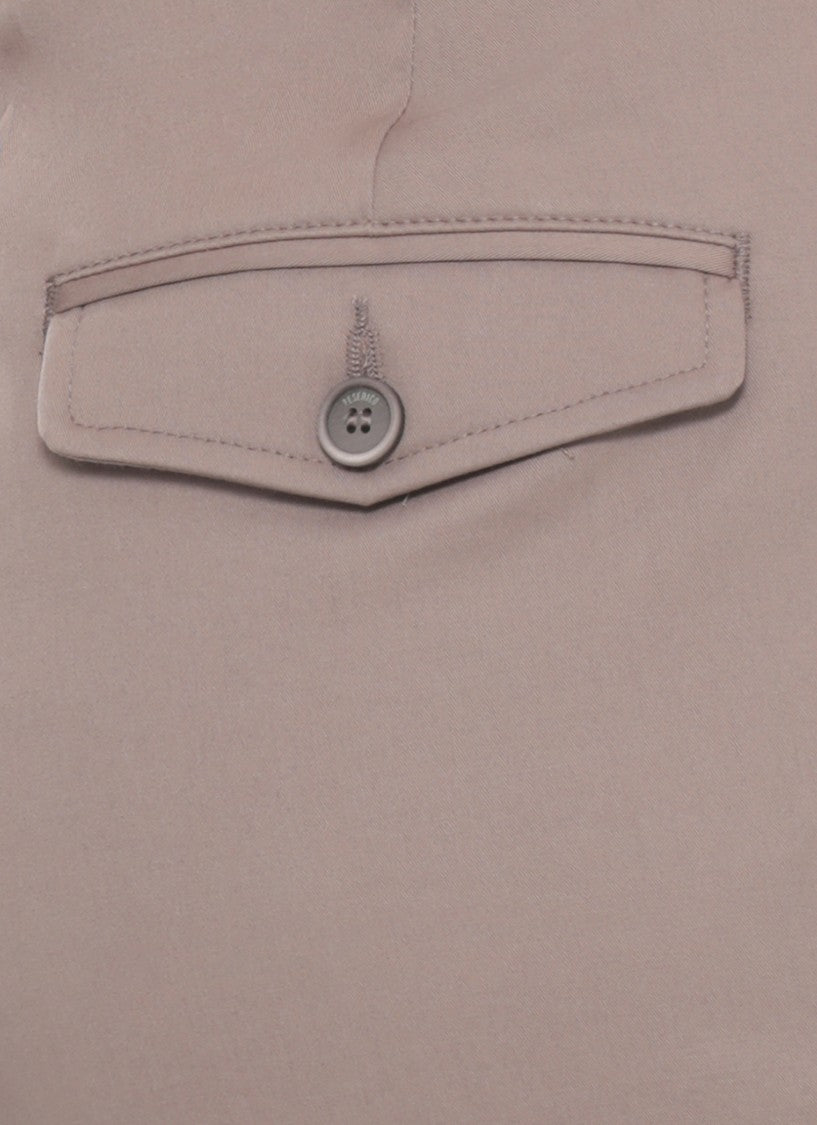 Peserico Cotton Embellished Straight-Leg Pants