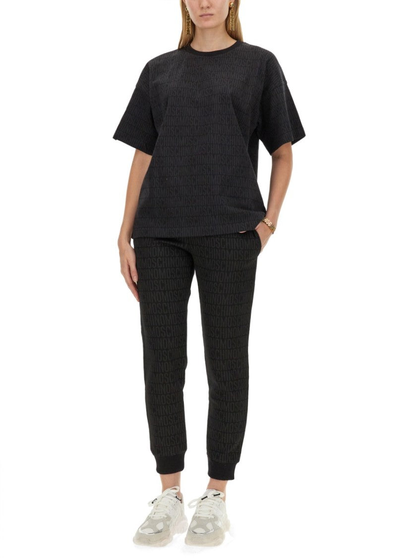 Moschino Oversized Logo Print T-Shirt