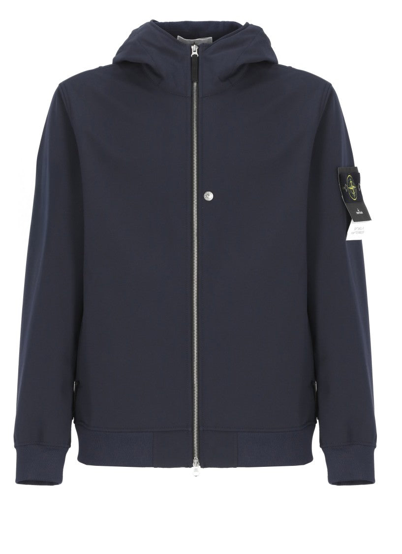 Stone Island Hooded Deep Blue Jacket