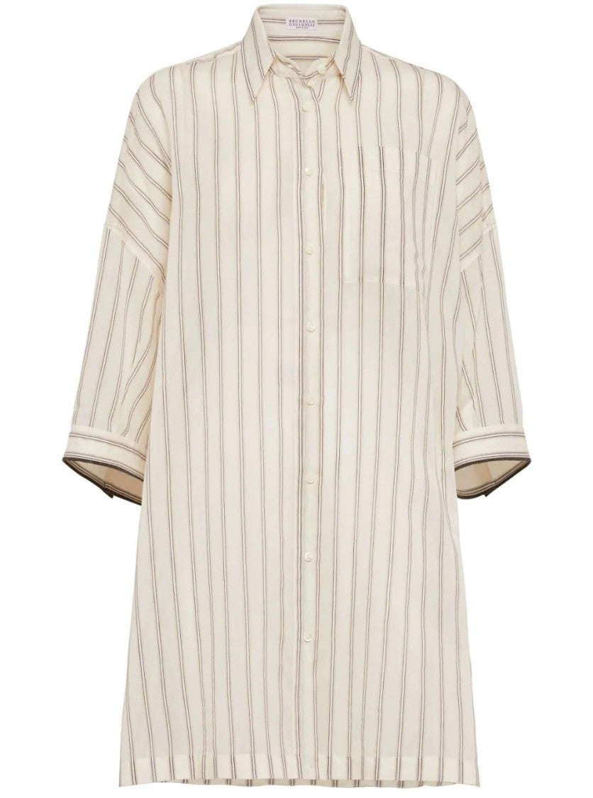 Brunello Cucinelli Beige Long Sleeve Shirt