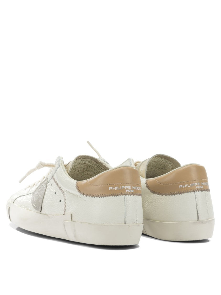 Philippe Model Paris Low-Top Sneakers With Perforated Detailing