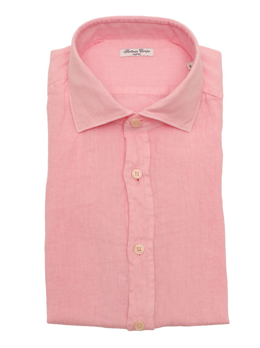Sartoria Del Campo-Sonrisa Button Down Classic Casual Shirt