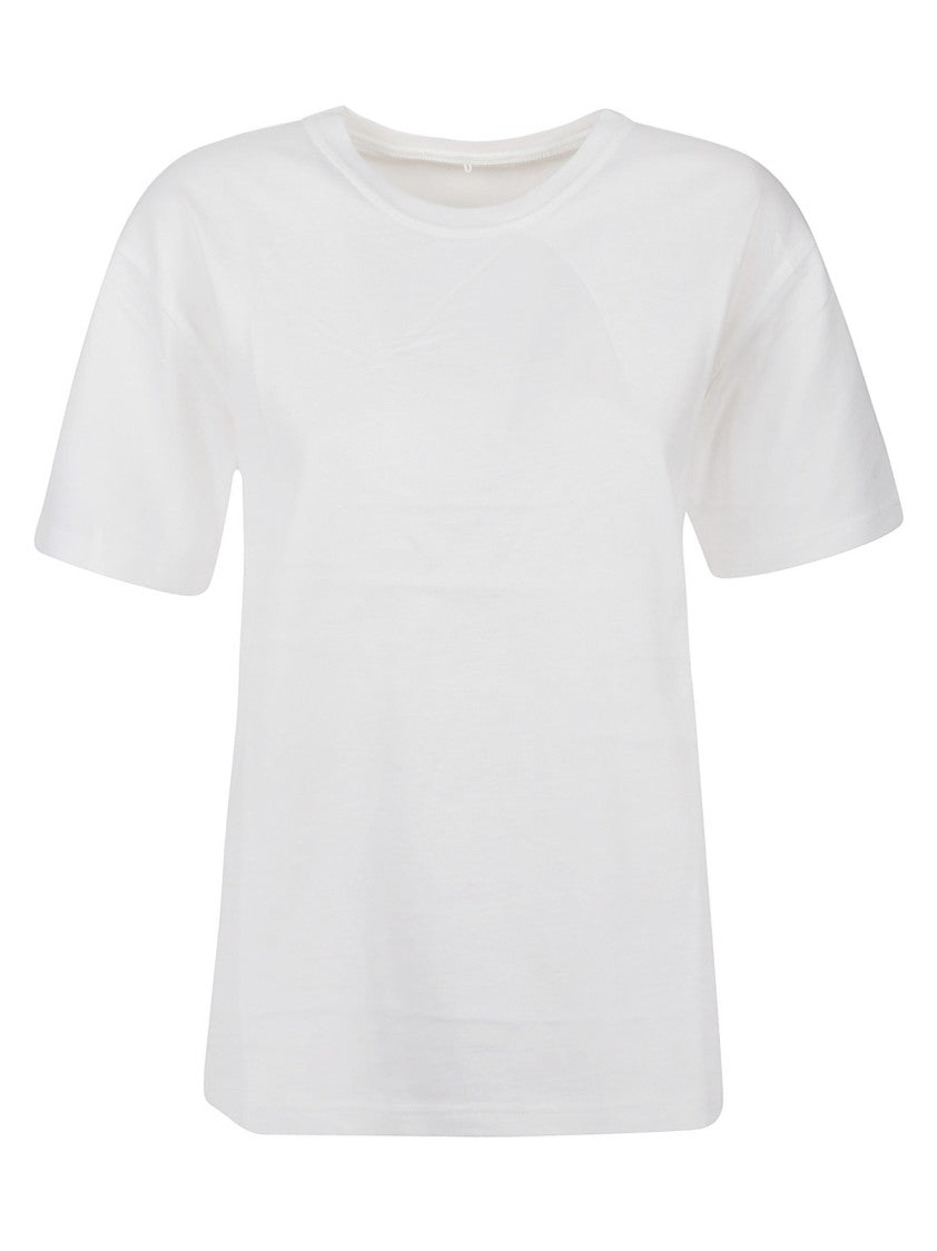 T By Alexander Wang Puff Logo Bound Cotton T-Shirt