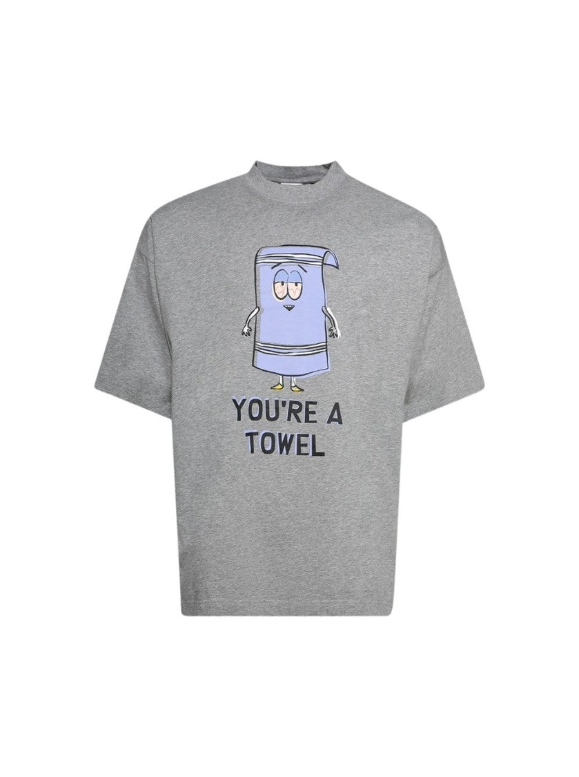 Vetements I'm A Towel Oversized Tee Grey Melange