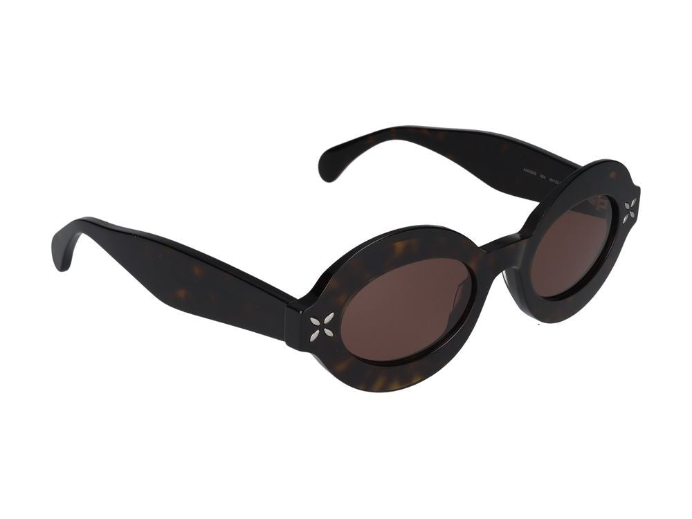 Azzedine Alaïa Havana Aa0059s Tortoiseshell Cutouts Sunglasses