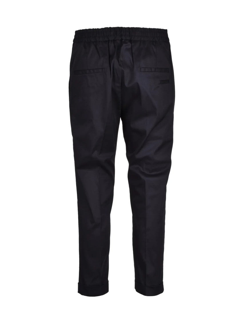 Ungaro Ungaro Cotton Stretch Trousers - Black