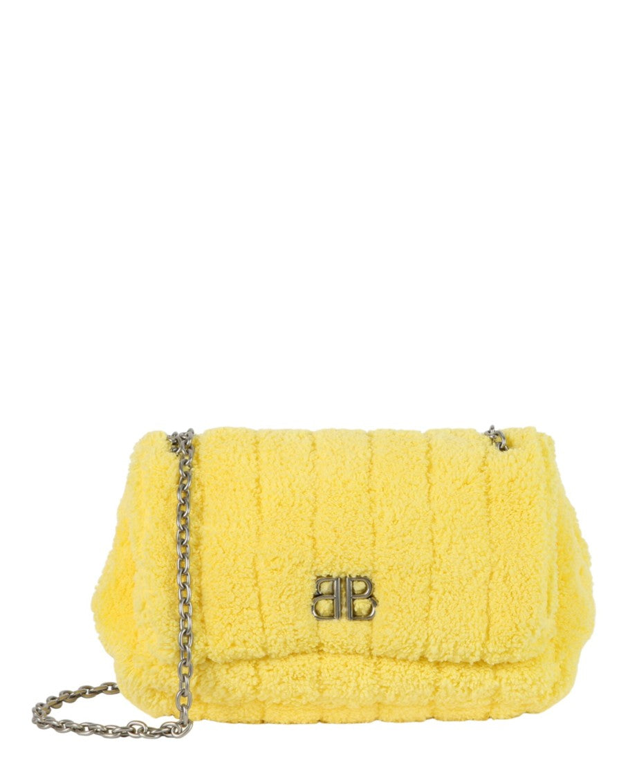 Balenciaga Monaco Mini Bag In Quilted Towel Fabric