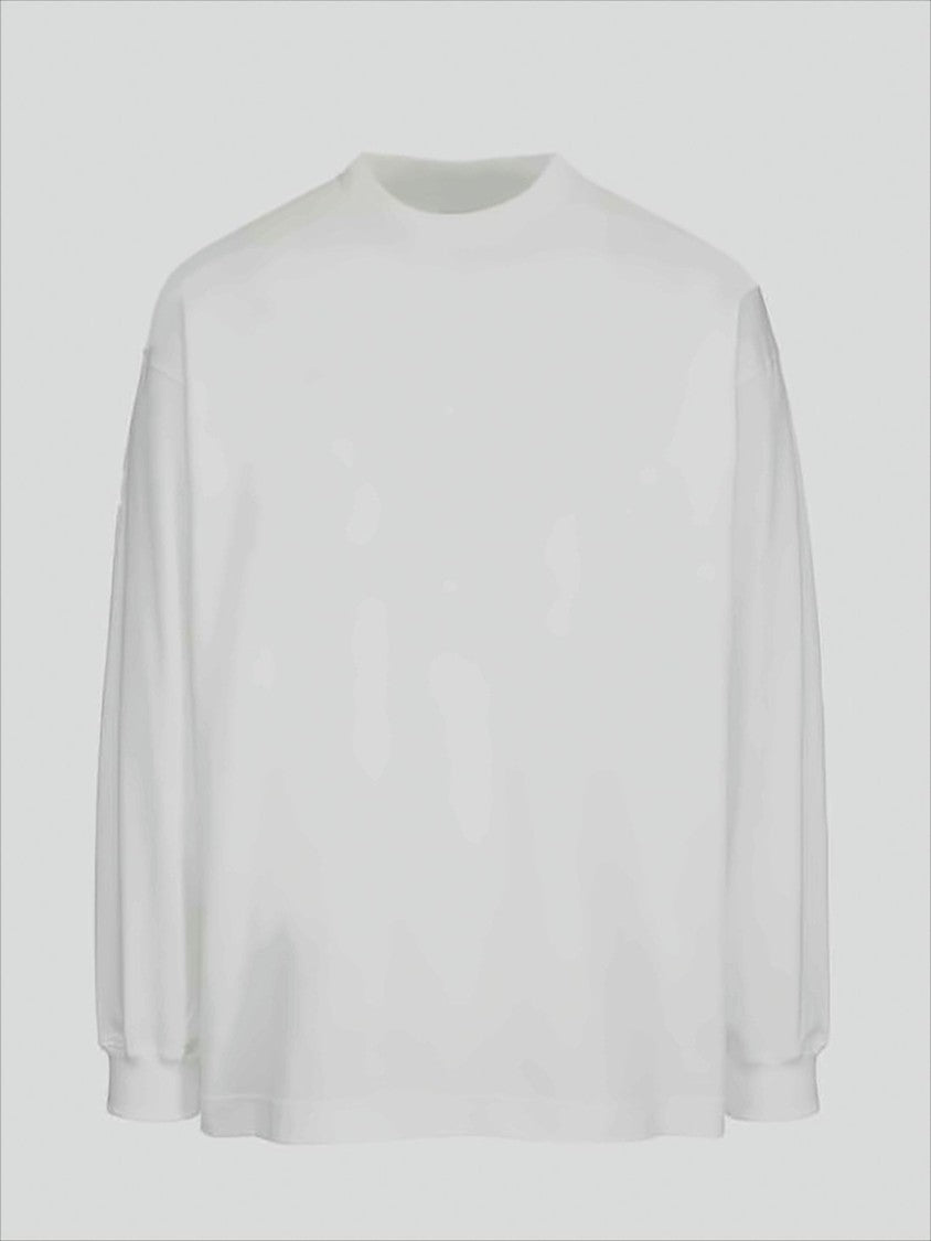 Homme Plissé Issey Miyake White Relaxed Fit Long-Sleeve T-Shirt