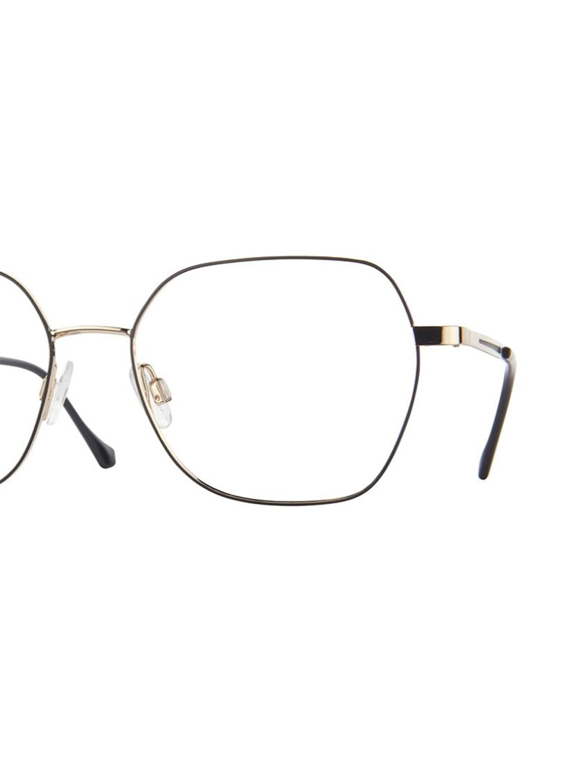 Look Geometric Metallic Optical Frames With Adjustable Nose Pads