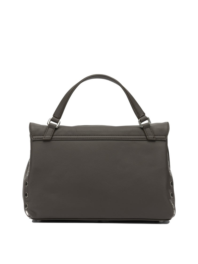 Zanellato Structured Leather Handbag With Dual Turn-Locks